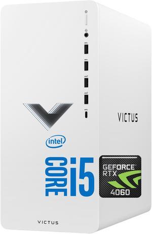 HP 2024 Victus Ultimate Gaming Desktop Intel Core i513400 NVIDIA GeForce RTX 4060 16GB RAM 1TB SSD RJ45 DisplayPort WiFi 6 Wired KBMouse Windows 11 Home White