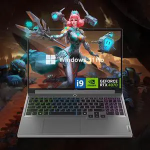 Lenovo Newest Legion 16" QHD+ i9 RTX 4070 Premium Gaming Laptop, 16" QHD+ (2560 x 1600) 165 Hz, Intel i9-14900HX, NVIDIA GeForce RTX 4070, 64GB RAM, 8TB SSD, Windows 11 Pro