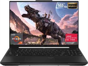 ASUS Newest TUF Ultimate Gaming Laptop, 16" FHD+ 165Hz, AMD Ryzen 7 7735HS, AMD Radeon RX 7700S, 32GB DDR5 RAM, 1TB SSD, RGB Backlit KB, Wi-Fi 6, Windows 11 Home, Black