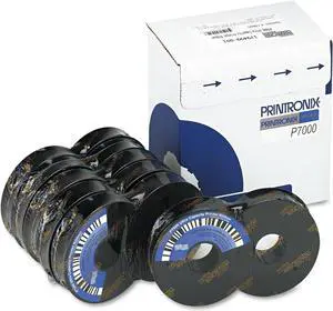 Printronix 179499-001 OEM Ribbon - P7000 P7005 P7010 P7015 P7205 P7210 P7215 P7220 Spool Printer Series Ultra Capacity Ribbon (90M Characters) (6 Rbn/Box) OEM