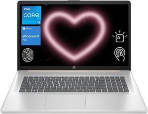 HP Essential 17t Laptop, 17.3" HD+ Touchscreen, Intel Core i5-1334U, 8GB RAM, 512GB SSD, Webcam, FP Reader, Backlit KB, HDMI, Wi-Fi 6, Windows 11 Home, Pale Rose Gold
