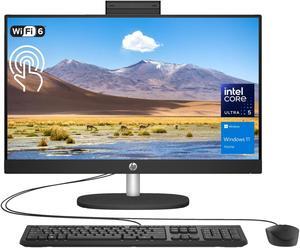 HP 24" Ultra 5 AI All-in-One Desktop, 23.8" FHD Touchscreen, Intel Core Ultra 5 125U (Beats i5-1335U), 16GB DDR5 RAM, 1TB SSD, Wired KB & Mouse, IR Camera, RJ-45, Wi-Fi 6, Windows 11 Home, Black
