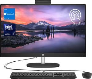 HP Essential Daily All-in-One, 27" FHD Touchscreen, Intel Ultra 7 155U (Beats Intel i7 1355U), 64GB DDR5 RAM, 1TB SSD, HDMI, RJ45, Wi-Fi 6, Windows 11 Home