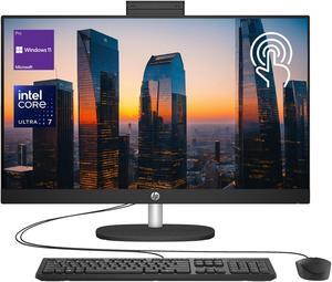 HP Essential Daily Business All-in-One, 27" FHD Touchscreen, Intel Ultra 7 155U (Beats Intel i7 1355U), 64GB DDR5 RAM, 1TB SSD, RJ45, Wi-Fi 6, Windows 11 Pro