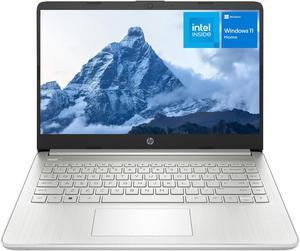 HP Portable Laptop, 14" HD Display, Intel Pentium Silver N5030 Processor, 4GB RAM, 128GB SSD, Webcam, HDMI, SD Card Reader, Wi-Fi, Windows 11 Home, Silver, 1Year Microsoft 365 HP Portable Laptop, 14" HD Display, Intel Pentium Silver N5030 Processor, 4GB RAM, 128GB SSD, Webcam, HDMI, SD Card Reader, Wi-Fi, Windows 11 Home, Silver, 1Year Microsoft 365