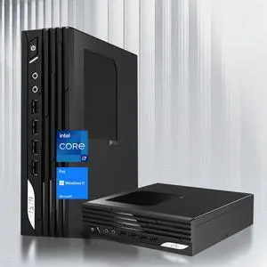 MSI PRO DP21 Mini Business Desktop, 13th Gen Intel 16-Core i7-13700 Processor, 64GB RAM, 2TB SSD, HDMI, DP, Type-C, Support 2-Monitor 4K, Wired Keyboard & Mouse, Wi-Fi 6, Windows 11 Pro, Black MSI PRO DP21 Mini Business Desktop, 13th Gen Intel 16-Core i7-13700 Processor, 64GB RAM, 2TB SSD, HDMI, DP, Type-C, Support 2-Monitor 4K, Wired Keyboard & Mouse, Wi-Fi 6, Windows 11 Pro, Black
