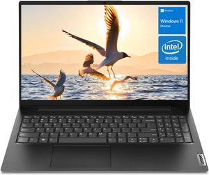 Lenovo V15 15.6" FHD Laptop, Intel Dual-core Processor, 16GB RAM, 512GB SSD, Webcam, HDMI, Wi-Fi, Windows 11 Home, Black