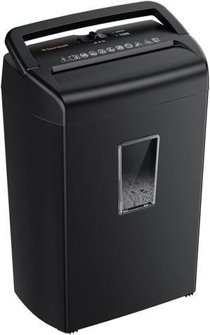 Bonsaii 10-Sheet Cross Cut Paper Shredder, 5.5 Gal Home Office Heavy Duty Shredder for Credit Card, Staple, Clip with Transparent Window(C209-D) Bonsaii 10-Sheet Cross Cut Paper Shredder, 5.5 Gal Home Office Heavy Duty Shredder for Credit Card, Staple, Clip with Transparent Window(C209-D)