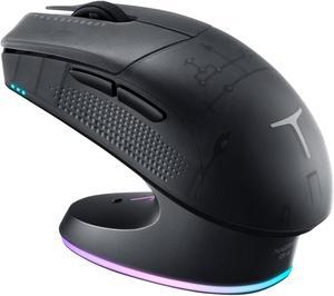 THUNDEROBOT ML903 Wireless Gaming Mouse with RGB Charging Dock, 26K DPI, 650 IPS, 65g Ultra-Lightweight, Tri-Mode Connectivity, 70Hrs+ Battery, Ergonomic, 4K Polling Rate with Magnetic Dock