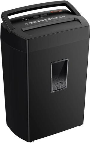 Bonsaii Paper Shredder for Home Use, 8-Sheet StripCut Home Office Shredder, CD/Credit Card Shredder Machine with Overheat Protection, 3.4 Gallons Wastebasket