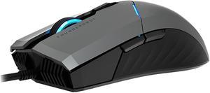 Thunderobot MG701 Wired Gaming Mouse, Ultimate Gaming-Grade Chip, 4200 DPI Optical Sensor, High Rolling Rate, Ergonomic Design with Anti-Slip Side Grips, Black