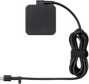 ASUS 65W USB-C Power Adapter, Compatible with ZenBook, VivoBook, ROG, TUF, Creator Series, Chromebook, and ExpertBook Laptops. AC Charger with Supply Cord for Reliable Charging