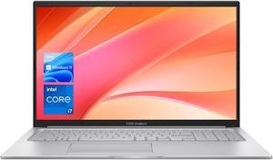ASUS Vivbook F1704 AI Premium Laptop, 17.3" FHD Display, Intel Core i7-1355U, 24GB RAM, 1TB SSD, Backlit Numeric KB, Privacy Camera, Windows 11 Home, Silver
