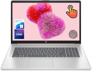 HP Essential 17t Daily Laptop, 17.3-inch Touchscreen, 8 core Intel Processor, 8GB RAM, 512GB SSD, Fingerprint Reader, Wi-Fi 6, Windows 11 Home, Rose