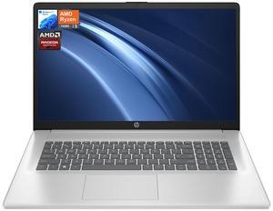 HP Premium-Performance Daily Use Laptop, 17.3" FHD 1920*1080, AMD Ryzen 5 7430U, 8GB RAM, 512GB SSD, Wi-Fi 6, Webcam, HDMI, Windows 11 Home, Silver