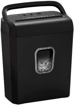 Bonsaii Micro-Cut Shredder, 6-Sheet Capacity, P-4 Security, Shreds Cards & Staples, 3.4-Gal Clear Bin, Black Bonsaii Micro-Cut Shredder, 6-Sheet Capacity, P-4 Security, Shreds Cards & Staples, 3.4-Gal Clear Bin, Black