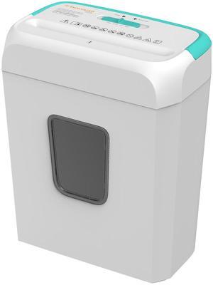 Bonsaii Confidential Shredder, Ideal for home offices, this high-security device shreds up to 6 sheets at once, handling documents, mail, staples, and credit cards, 3.4-gallon bin, White & Blue Bonsaii Confidential Shredder, Ideal for home offices, this high-security device shreds up to 6 sheets at once, handling documents, mail, staples, and credit cards, 3.4-gallon bin, White & Blue