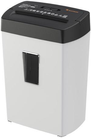 Bonsaii Heavy-Duty Cross-Cut Shredder, Shreds 12 Sheets, Handles Paper, Credit Cards, Mail, and Staples, 5.5-Gallon Bin, Transparent Window, P-4 Security Level for Home and Office Use, White & Black Bonsaii Heavy-Duty Cross-Cut Shredder, Shreds 12 Sheets, Handles Paper, Credit Cards, Mail, and Staples, 5.5-Gallon Bin, Transparent Window, P-4 Security Level for Home and Office Use, White & Black