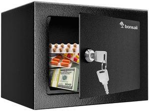Bonsaii 1.8 Cubic Feet Security Home Safe with Digital Keypad & Fireproof Bag, Fire-Resistant Security Box for Jewelry, Cash, Guns | Fireproof Document Safe (14.2"x12.99"x19.7")