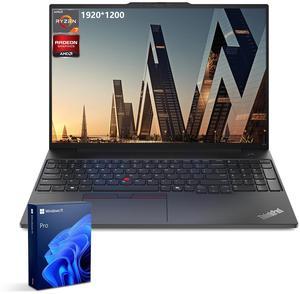 Lenovo ThinkPad E16 Gen 2 Business Laptop, 16" WUXGA, AMD Ryzen 7 7735U up to 4.75GHz, 16GB DDR5 RAM, 512GB SSD, Fingerprint, Backlit, HDMI, Wi-Fi 6, Win 11 Pro