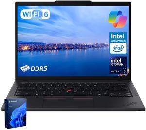 Lenovo ThinkPad T14 Business AI-powered Laptop, 14" FHD+ 1920*1200 Non-touch 60Hz, Intel Core Ultra 5 125U, 16GB DDR5 RAM, 512GB SSD, Fingerprint, Webcam, Backlit, Wi-Fi 6E, Windows 11 Pro, Black
