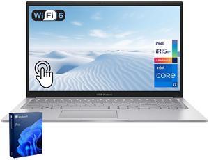 ASUS Vivobook 15 Pro Business Laptop, 15.6" FHD Touchscreen, Intel 10-Core i7-1355U, 16GB RAM, 1TB SSD, Fingerprint Reader, Backlit KB, Webcam, Touchpad, HDMI, Wi-Fi 6, Windows 11 Pro, Silver