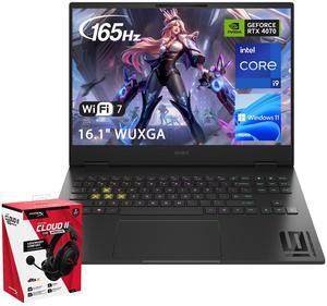 HP OMEN Transcend 16.1" WUXGA 165Hz i9 RTX 4070 Gaming Laptop, Intel Core i9-14900HX, NVIDIA GeForce RTX 4070, 16GB DDR5 RAM, 1TB SSD, RGB Backlit KB, Wi-Fi 7, HyperX Cloud Headset