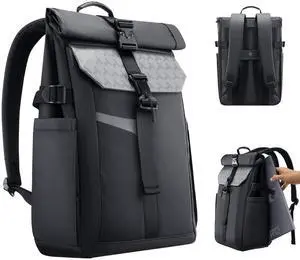 Thunderobot Dark Warrior Pro 17.3" Gaming Laptop Backpack, Travel Computer Bag, Water-Resistant, Anti-Scratch, Large Capacity, Business Casual, Black