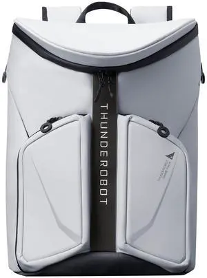 Thunderobot Plus 17.3 Inch Laptop Backpack, Gaming & Business Backpack for Men, Anti-Wear Travel Bookbag, White