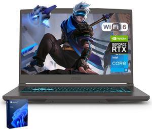 MSI Thin 15 15.6 144Hz IPS Slim Pro VR-Ready Gaming Laptop, Intel Core i5-13420H(Beats Ryzen 7 7435HS),  NVIDIA GeForce RTX 4060, 32GB RAM, 1TB SSD, Wi-Fi 6, Backlit Keyboard, Windows 11 Pro, Gray