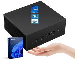 ASUS ExpertCenter PN64 Mini Business Desktop, Intel Core i5-13500H, 32GB DDR5, 1TB SSD, 4K Quad Display Support, HDMI/DP/USB-C, Wi-Fi 6, Windows 11 Pro, Black