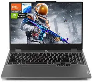Lenovo LOQ 15 Smooth FPS Gaming Laptop, 15.6" FHD 144Hz IPS, AMD Ryzen 7 7435HS, NVIDIA GeForce RTX 4050, 16GB DDR5, 1TB SSD, Backlit Keyboard, Wi-Fi 6, Windows 11 Home, Grey