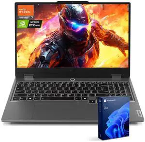 Lenovo LOQ 15 Smooth FPS Pro Gaming Laptop, 15.6" FHD 144Hz IPS, AMD Ryzen 7 7435HS, NVIDIA GeForce RTX 4050, 16GB DDR5, 1TB SSD, Backlit Keyboard, Wi-Fi 6, Windows 11 Pro, Grey