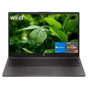 HP Newest 255 G10 Professional Business Laptop, AMD Ryzen 7 7730U, 15.6" FHD IPS Display, 64GB RAM, 1TB PCle SSD, HDMI, Wi-Fi 6, Webcam, Windows 11 Home, Black
