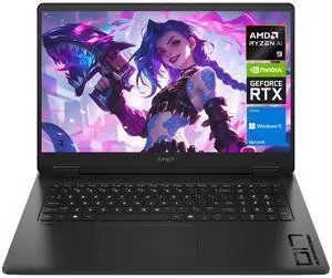 HP OMEN 17.3 RTX 5070 AI Gaming Laptop, 17.3" FHD IPS 144Hz, AMD Ryzen AI 9 365, NVIDIA GeForce RTX 5070, 32GB DDR5 RAM, 1TB SSD, RGB Backlit KB, Low Blue Light, Wi-Fi 6, W11H