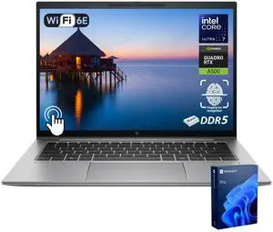 HP ZBook Firefly G11 Business Laptop, 14" FHD+ Touchscreen, Intel Core Ultra 7 165H, NVIDIA RTX A500, 32GB DDR5, 1TB SSD, Fingerprint, Backlit, Wi-Fi 6E, Win 11 Pro