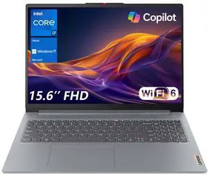 Lenovo IdeaPad Slim 3 Business AI Laptop, 15.6" FHD Display, Intel Core i7-13620H, 16GB RAM, 2TB SSD, Wi-Fi 6, Windows 11 Home, SD Card Reader, Copilot Ready, Grey