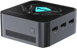 MACHENIKE Machcreator Mini N150 Mini Desktop, Intel Processor, 16GB Onboard RAM Only, 1TB PCIe SSD, RJ-45, HDMI, Wi-Fi, Windows 11 Pro, Black