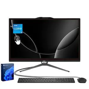 MSI PRO Business All-in-One Desktop, 21.5" FHD Touchscreen, Intel Core i3-13100, 16GB RAM, 512GB SSD, Card Reader, Dual LAN, Wi-Fi, Wired KB & Mouse, Windows 11 Pro, Black