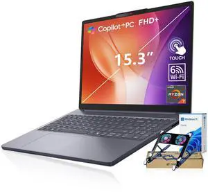 Lenovo IdeaPad Slim 3 15.3" FHD+ Touchscreen Laptop, Latest Gen AMD Ryzen 7 170(>Ryzen 7 7730U), Radeon 680M Graphics, 16GB DDR5, 512GB SSD, Wi-Fi 6, Numeric Keypad, Win 11H, Grey, Bundle PCO Cooler Lenovo IdeaPad Slim 3 15.3" FHD+ Touchscreen Laptop, Latest Gen AMD Ryzen 7 170(>Ryzen 7 7730U), Radeon 680M Graphics, 16GB DDR5, 512GB SSD, Wi-Fi 6, Numeric Keypad, Win 11H, Grey, Bundle PCO Cooler