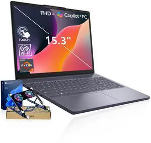 Lenovo IdeaPad Slim 3 15.3" FHD+ Touchscreen Laptop, Latest Gen AMD Ryzen 7 170(>Ryzen 7 7730U), Radeon 680M Graphics, 16GB DDR5, 512GB SSD, Wi-Fi 6, Numeric Keypad, Windows 11Pro, Grey, w/PCO Cooler Lenovo IdeaPad Slim 3 15.3" FHD+ Touchscreen Laptop, Latest Gen AMD Ryzen 7 170(>Ryzen 7 7730U), Radeon 680M Graphics, 16GB DDR5, 512GB SSD, Wi-Fi 6, Numeric Keypad, Windows 11Pro, Grey, w/PCO Cooler