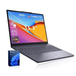 Lenovo IdeaPad Slim 3 15.3" FHD+ Touchscreen Laptop, Latest Gen AMD Ryzen 7 170(>Ryzen 7 7730U), Radeon 680M Graphics, 16GB DDR5, 512GB SSD, Wi-Fi 6, Numeric Keypad, Windows 11 Pro, Grey Lenovo IdeaPad Slim 3 15.3" FHD+ Touchscreen Laptop, Latest Gen AMD Ryzen 7 170(>Ryzen 7 7730U), Radeon 680M Graphics, 16GB DDR5, 512GB SSD, Wi-Fi 6, Numeric Keypad, Windows 11 Pro, Grey