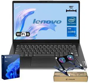 Lenovo V15 Lapto, 15.6" FHD Anti-Glare, AMD Ryzen 7 7730U, 40GB RAM, 2TB SSD, HDMI, Type-C, Wi-Fi 6, AI Copilot, Windows 11 Pro, Black, Bundle with PCO Cooler Lenovo V15 Lapto, 15.6" FHD Anti-Glare, AMD Ryzen 7 7730U, 40GB RAM, 2TB SSD, HDMI, Type-C, Wi-Fi 6, AI Copilot, Windows 11 Pro, Black, Bundle with PCO Cooler