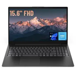 LENOVO V-Series V15 Gen 6 Entry Traditional Laptop, 15.6" FHD 1920*1080 Non-touch 60Hz, Intel N-Series N150, Intel Graphics, 8GB DDR5 SODIMM, 128GB PCIe M.2 SSD, Wi-Fi 6, Windows 11 Pro, Black LENOVO V-Series V15 Gen 6 Entry Traditional Laptop, 15.6" FHD 1920*1080 Non-touch 60Hz, Intel N-Series N150, Intel Graphics, 8GB DDR5 SODIMM, 128GB PCIe M.2 SSD, Wi-Fi 6, Windows 11 Pro, Black