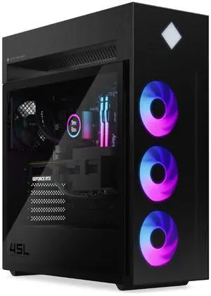 HP Omen 45L Gaming Desktop, Intel Core Ultra 9 285K, NVIDIA GeForce RTX 5090, 64GB DDR5 RAM, 1TB SSD, Light Studio, Wi-Fi 6E, AI Ready, Windows 11 Pro, Black HP Omen 45L Gaming Desktop, Intel Core Ultra 9 285K, NVIDIA GeForce RTX 5090, 64GB DDR5 RAM, 1TB SSD, Light Studio, Wi-Fi 6E, AI Ready, Windows 11 Pro, Black