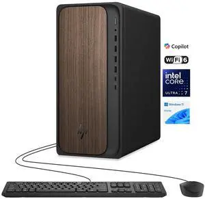 HP OmniDesk M03 Premium Tower Desktop, Intel Core Ultra 7 265, 16GB DDR5 UDIMM, 512GB SSD, Wi-Fi 6, Windows 11 Home, Black HP OmniDesk M03 Premium Tower Desktop, Intel Core Ultra 7 265, 16GB DDR5 UDIMM, 512GB SSD, Wi-Fi 6, Windows 11 Home, Black
