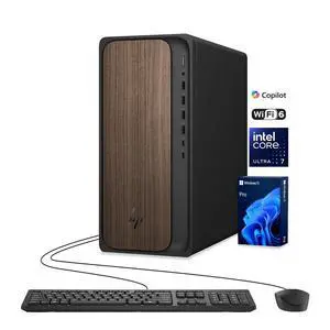 HP OmniDesk M03 Business AI Desktop, Intel Core Ultra 7 265, 16GB DDR5 UDIMM, 512GB SSD, Wi-Fi 6, Windows 11 Pro, Black HP OmniDesk M03 Business AI Desktop, Intel Core Ultra 7 265, 16GB DDR5 UDIMM, 512GB SSD, Wi-Fi 6, Windows 11 Pro, Black