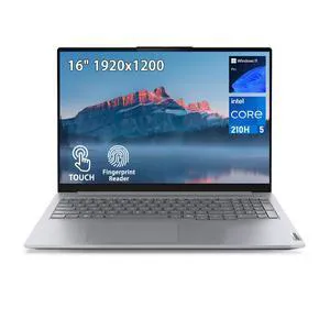 Lenovo ThinkBook 16 Gen 8 Business Laptop, 16" FHD+ Touchscreen, Intel Core 5 210H, 16GB DDR5 RAM, 512GB SSD, Wi-Fi 6, Windows 11 Pro, Backlit KB, Grey Lenovo ThinkBook 16 Gen 8 Business Laptop, 16" FHD+ Touchscreen, Intel Core 5 210H, 16GB DDR5 RAM, 512GB SSD, Wi-Fi 6, Windows 11 Pro, Backlit KB, Grey
