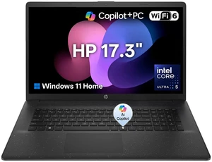 HP Essential 17t-cn500 Premium Laptop, 17.3" Screen, Intel Core Ultra 5 225U, 12GB DDR5 RAM, 512GB SSD, Wi-Fi 6, Windows 11 Home, Black HP Essential 17t-cn500 Premium Laptop, 17.3" Screen, Intel Core Ultra 5 225U, 12GB DDR5 RAM, 512GB SSD, Wi-Fi 6, Windows 11 Home, Black