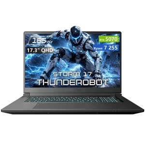 THUNDEROBOT Storm 17 Gaming Laptop, 17.3" QHD 165Hz, AMD Ryzen 7 255, NVIDIA GeForce RTX 5070, 16GB DDR5 RAM, 1TB SSD, Wi-Fi 6, Windows 11 Home, RGB Backlit Keyboard, Black THUNDEROBOT Storm 17 Gaming Laptop, 17.3" QHD 165Hz, AMD Ryzen 7 255, NVIDIA GeForce RTX 5070, 16GB DDR5 RAM, 1TB SSD, Wi-Fi 6, Windows 11 Home, RGB Backlit Keyboard, Black